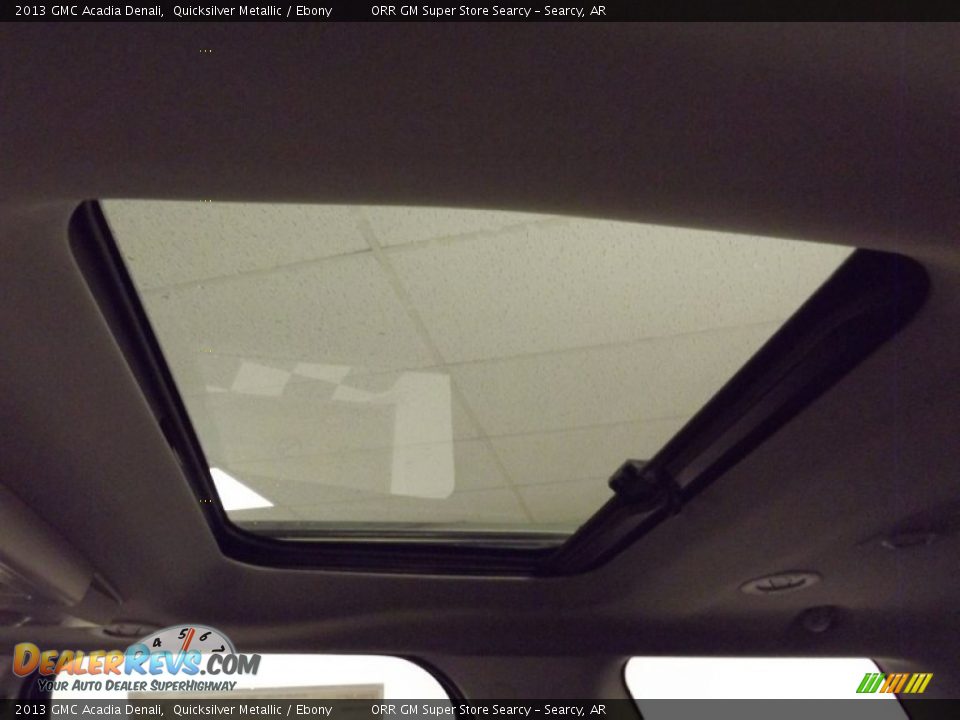 2013 GMC Acadia Denali Quicksilver Metallic / Ebony Photo #19