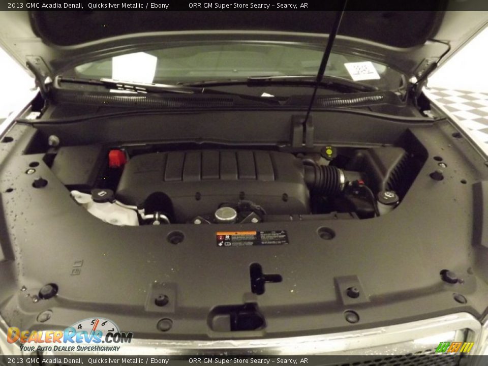 2013 GMC Acadia Denali Quicksilver Metallic / Ebony Photo #21