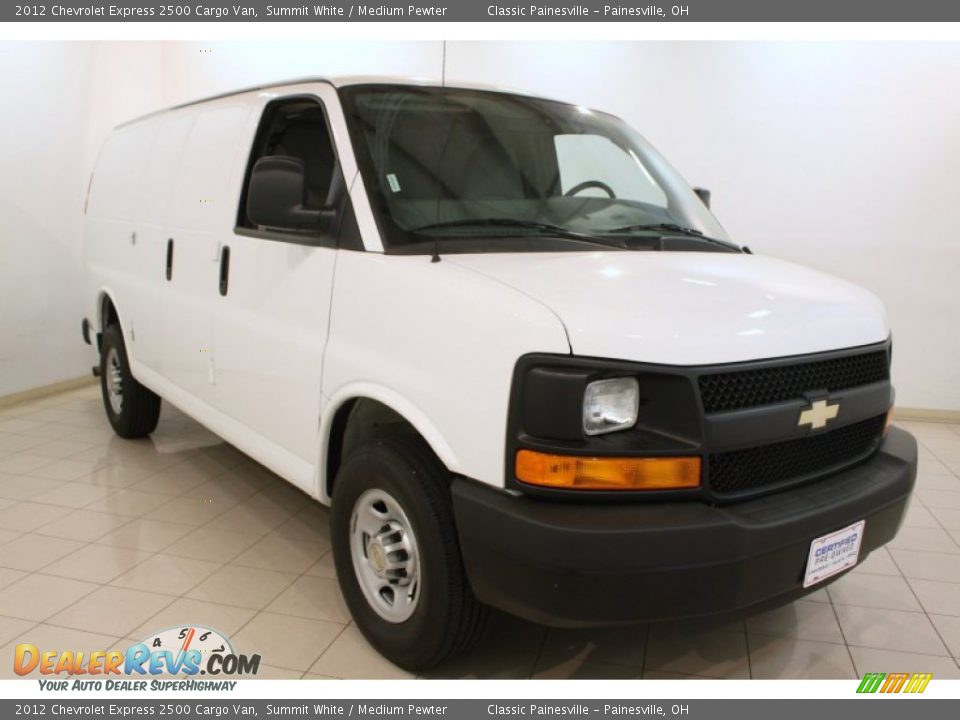 2012 Chevrolet Express 2500 Cargo Van Summit White / Medium Pewter Photo #1