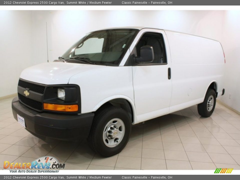 2012 Chevrolet Express 2500 Cargo Van Summit White / Medium Pewter Photo #3