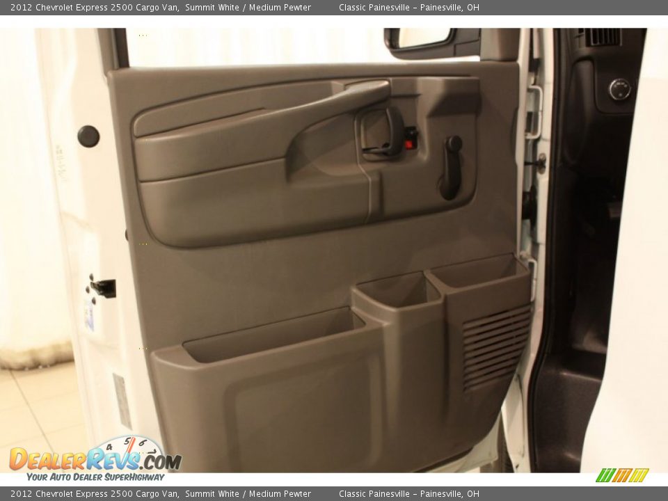 2012 Chevrolet Express 2500 Cargo Van Summit White / Medium Pewter Photo #4