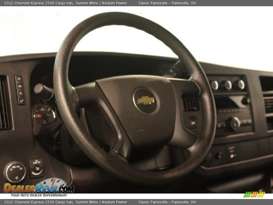 2012 Chevrolet Express 2500 Cargo Van Summit White / Medium Pewter Photo #6