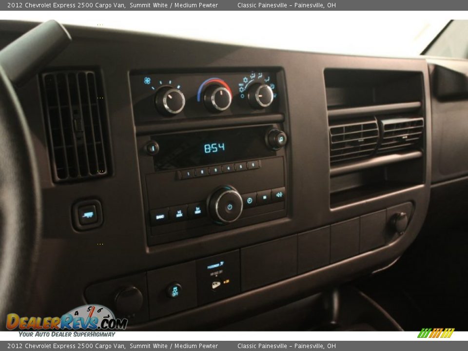 2012 Chevrolet Express 2500 Cargo Van Summit White / Medium Pewter Photo #8