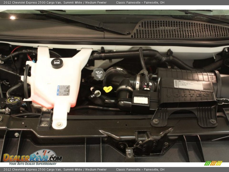 2012 Chevrolet Express 2500 Cargo Van Summit White / Medium Pewter Photo #13
