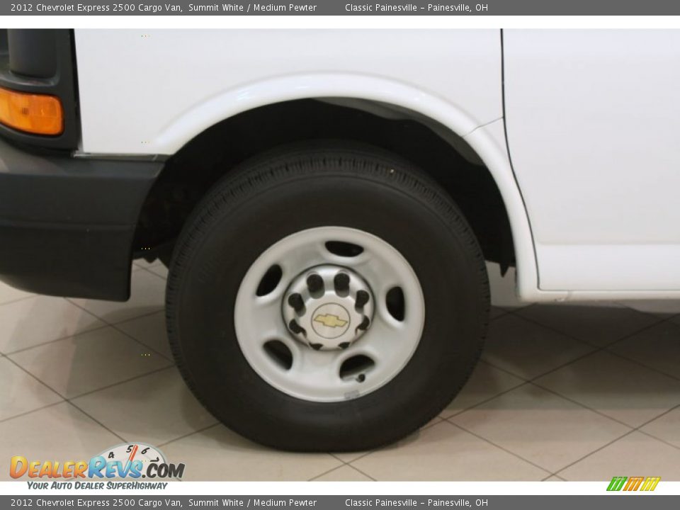2012 Chevrolet Express 2500 Cargo Van Summit White / Medium Pewter Photo #14