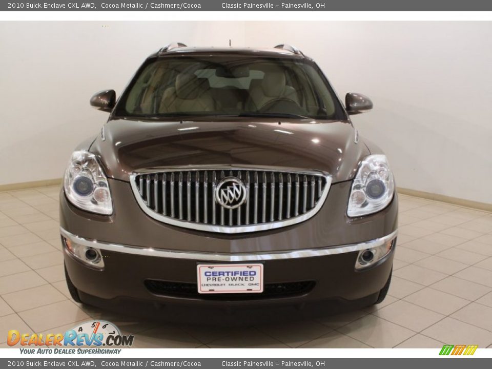 2010 Buick Enclave CXL AWD Cocoa Metallic / Cashmere/Cocoa Photo #2