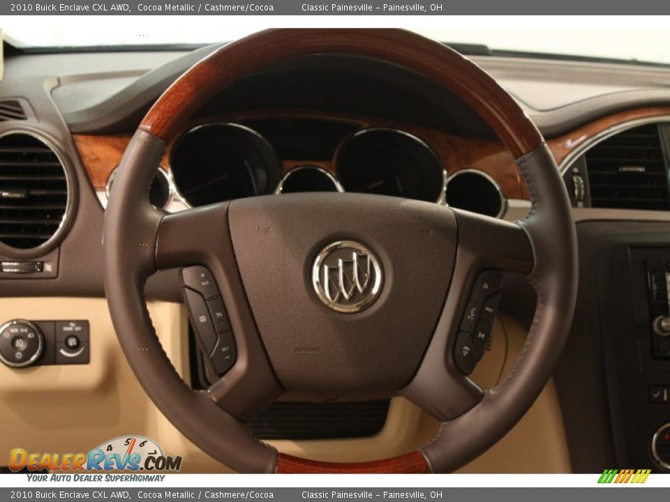 2010 Buick Enclave CXL AWD Cocoa Metallic / Cashmere/Cocoa Photo #6