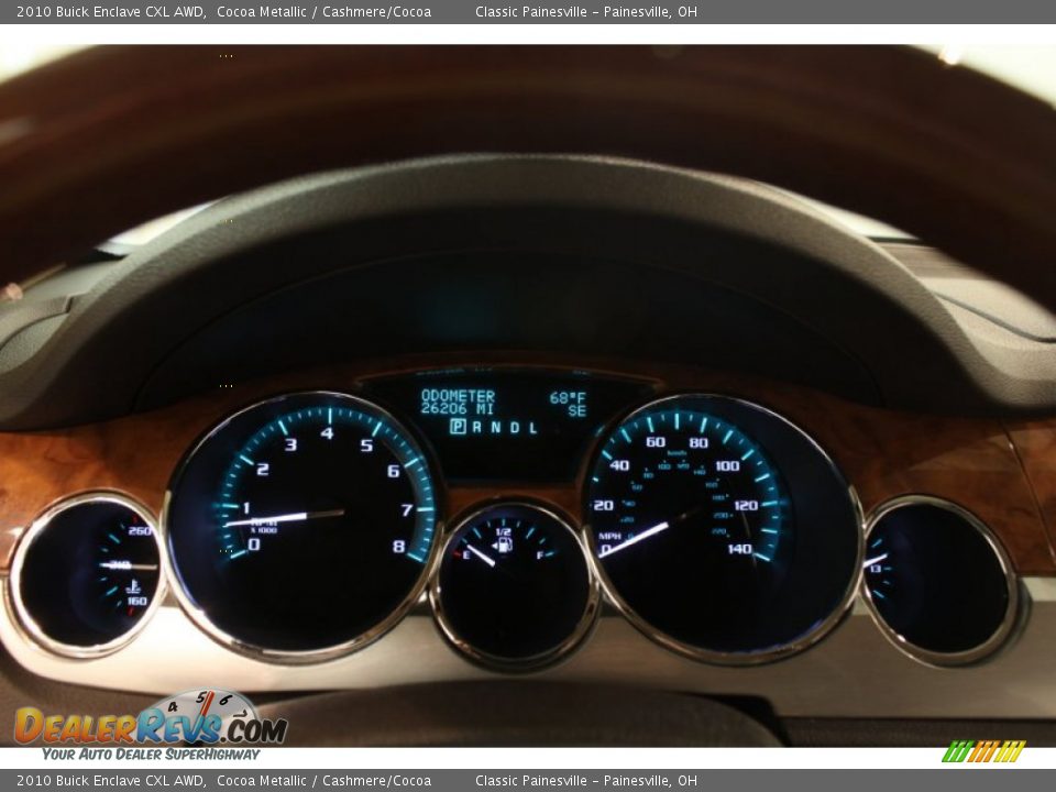 2010 Buick Enclave CXL AWD Cocoa Metallic / Cashmere/Cocoa Photo #7