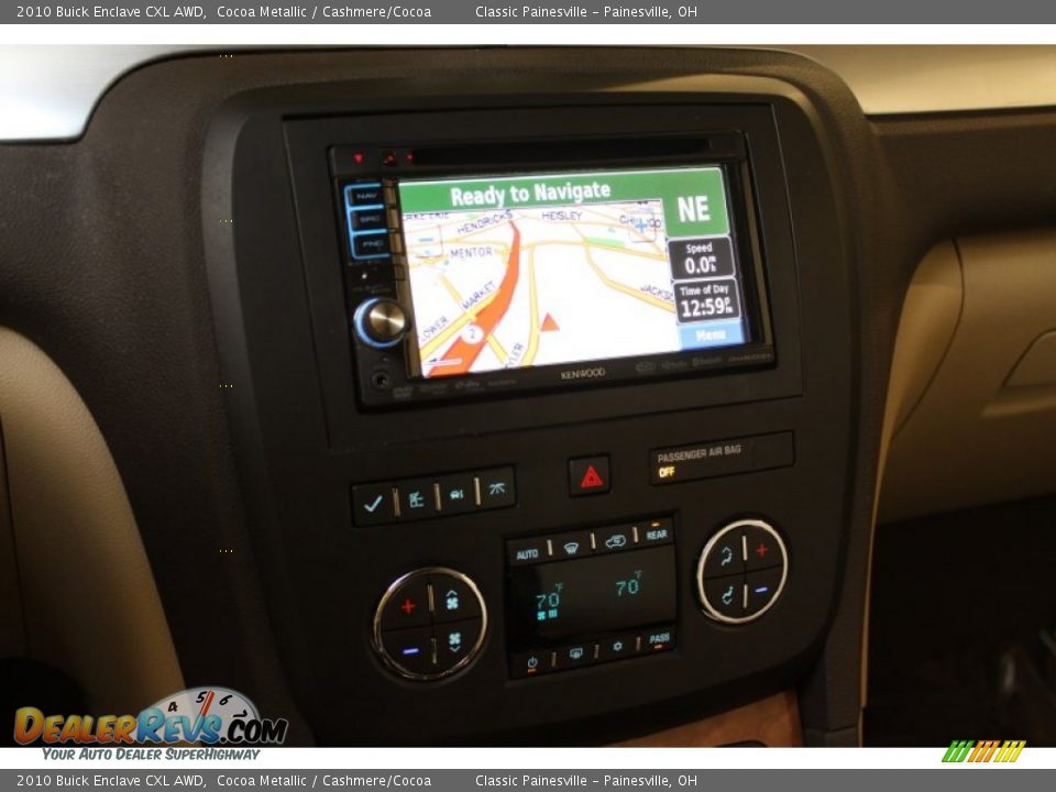 2010 Buick Enclave CXL AWD Cocoa Metallic / Cashmere/Cocoa Photo #9