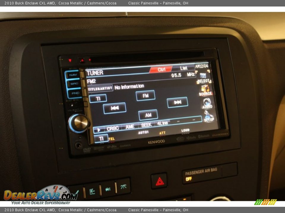 2010 Buick Enclave CXL AWD Cocoa Metallic / Cashmere/Cocoa Photo #10