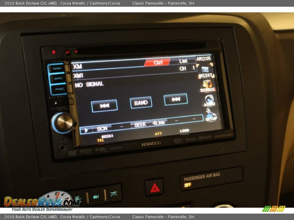 2010 Buick Enclave CXL AWD Cocoa Metallic / Cashmere/Cocoa Photo #12