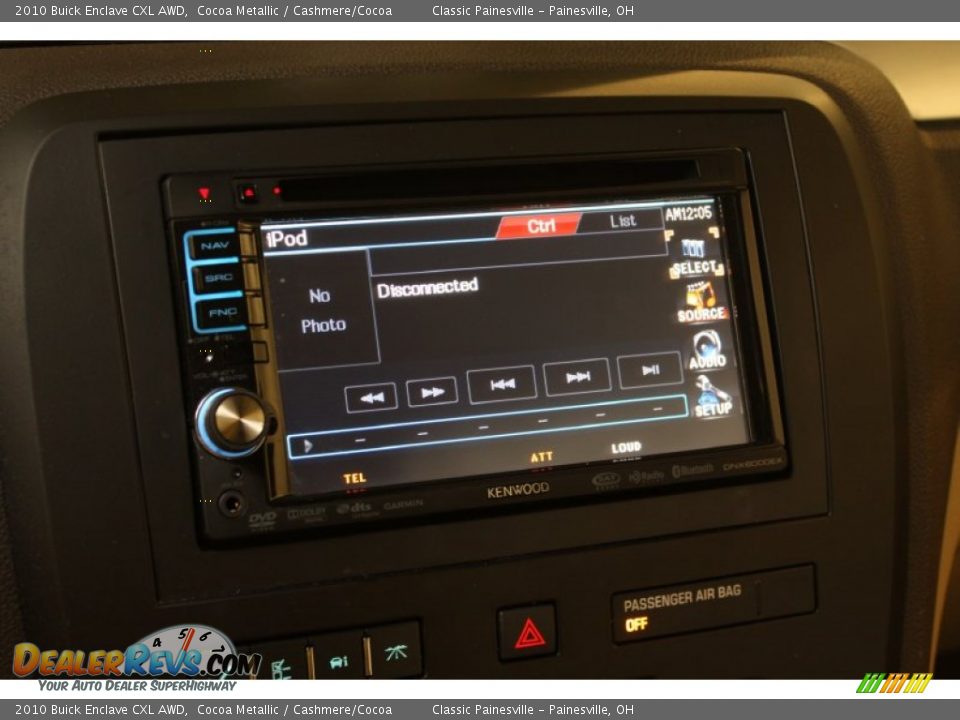 2010 Buick Enclave CXL AWD Cocoa Metallic / Cashmere/Cocoa Photo #13