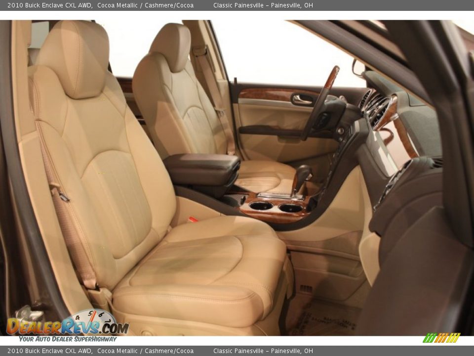 2010 Buick Enclave CXL AWD Cocoa Metallic / Cashmere/Cocoa Photo #17
