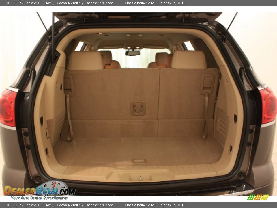 2010 Buick Enclave CXL AWD Cocoa Metallic / Cashmere/Cocoa Photo #22