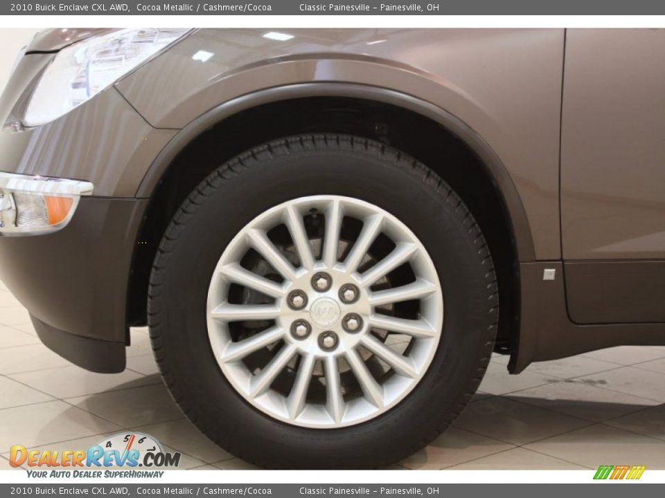 2010 Buick Enclave CXL AWD Cocoa Metallic / Cashmere/Cocoa Photo #24