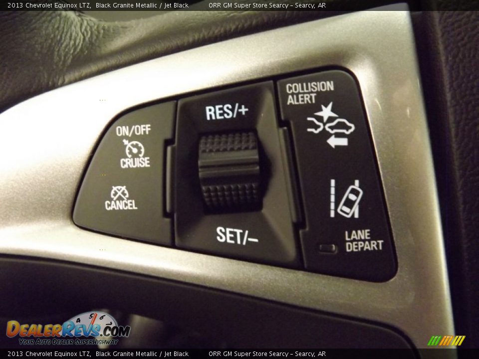 2013 Chevrolet Equinox LTZ Black Granite Metallic / Jet Black Photo #22