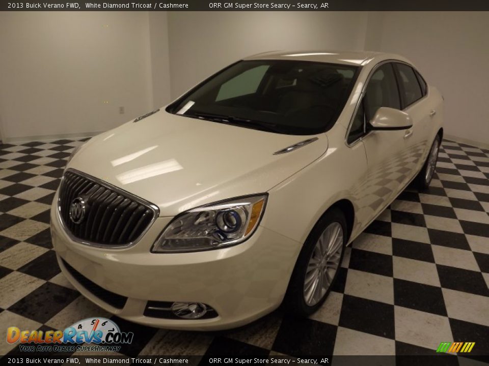 2013 Buick Verano FWD White Diamond Tricoat / Cashmere Photo #1