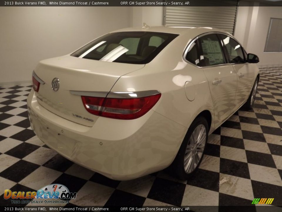 2013 Buick Verano FWD White Diamond Tricoat / Cashmere Photo #5