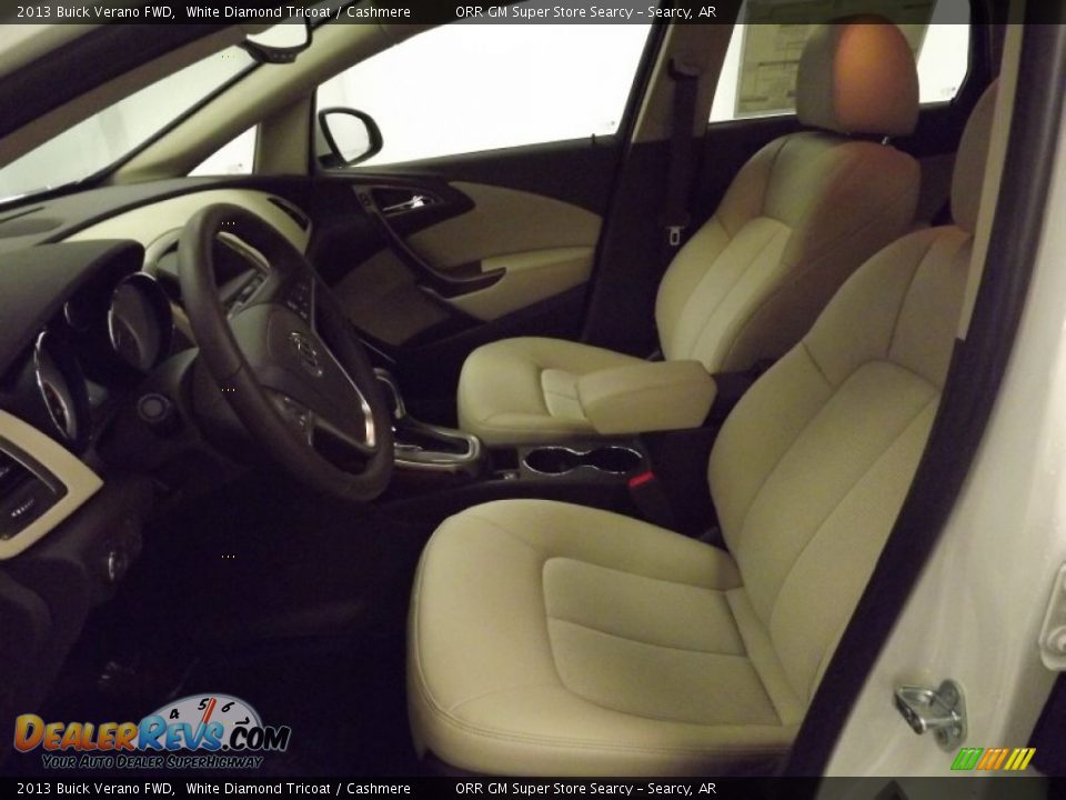 2013 Buick Verano FWD White Diamond Tricoat / Cashmere Photo #11