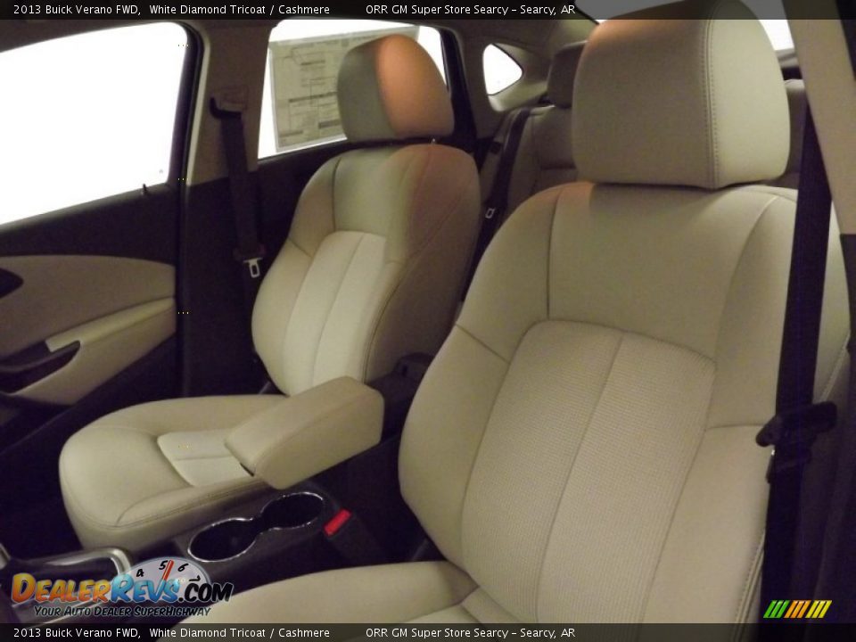 2013 Buick Verano FWD White Diamond Tricoat / Cashmere Photo #12