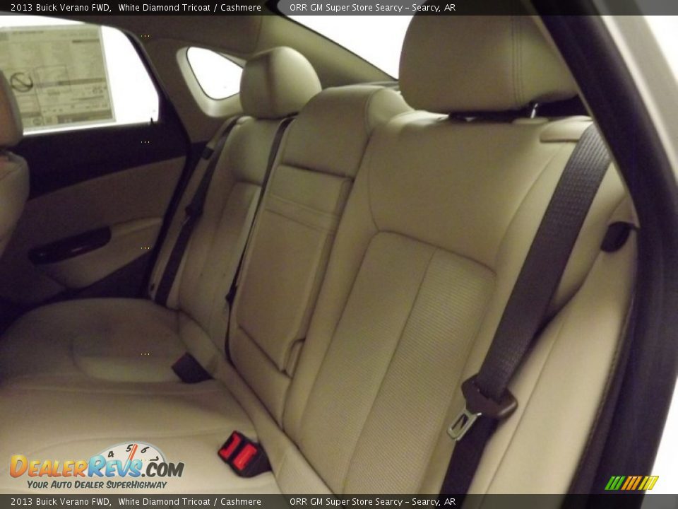2013 Buick Verano FWD White Diamond Tricoat / Cashmere Photo #15