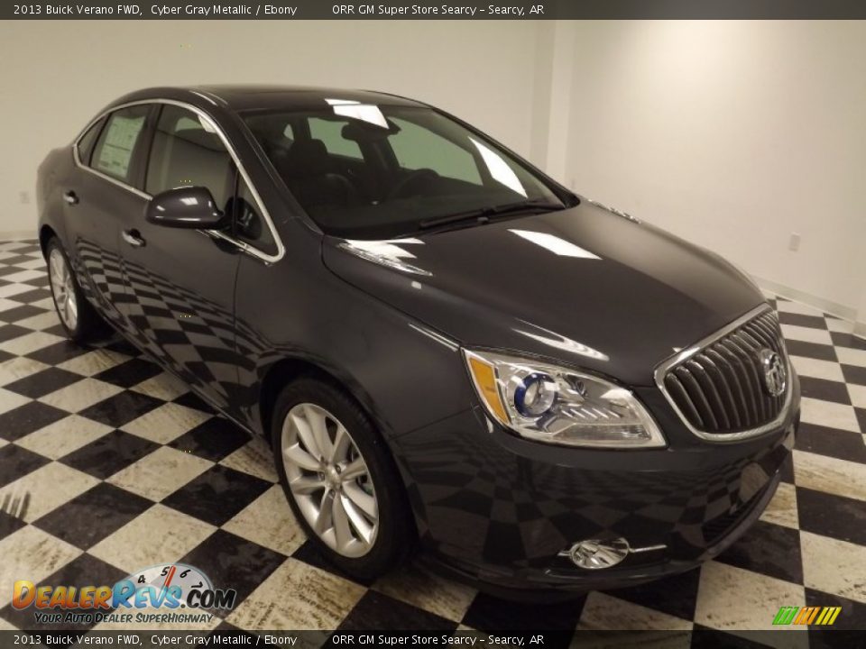 2013 Buick Verano FWD Cyber Gray Metallic / Ebony Photo #3