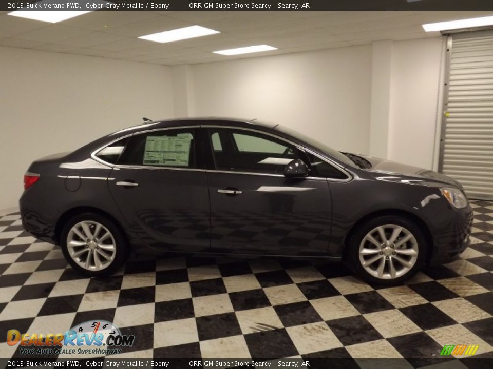 2013 Buick Verano FWD Cyber Gray Metallic / Ebony Photo #4