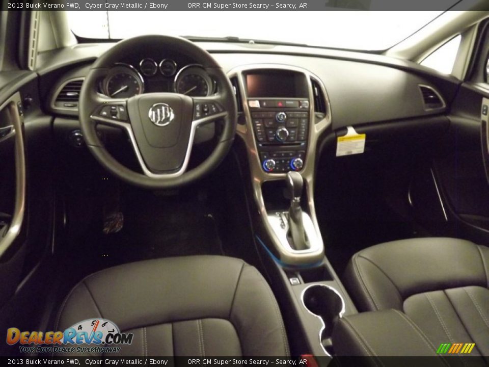 2013 Buick Verano FWD Cyber Gray Metallic / Ebony Photo #9