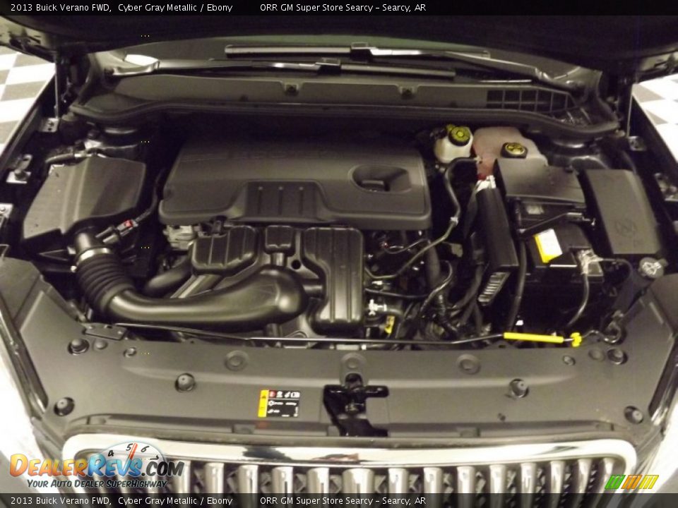 2013 Buick Verano FWD Cyber Gray Metallic / Ebony Photo #17