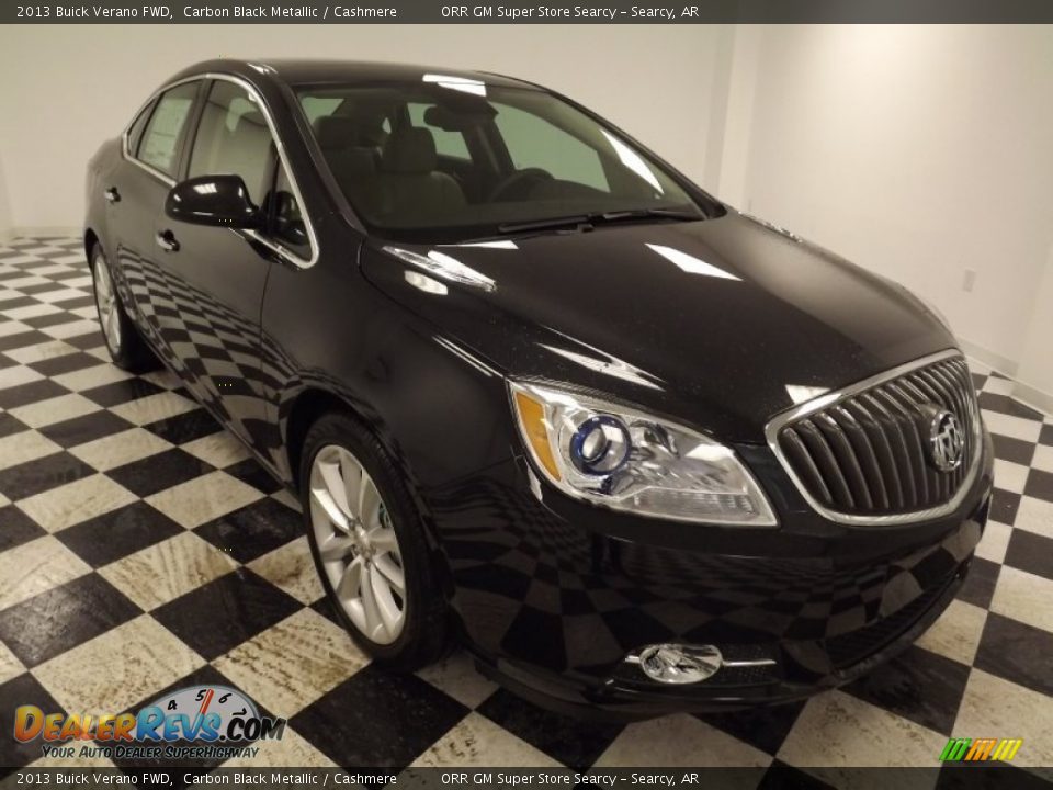 2013 Buick Verano FWD Carbon Black Metallic / Cashmere Photo #3