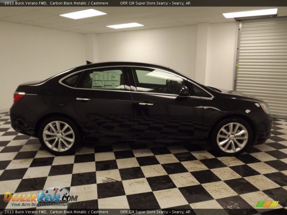 2013 Buick Verano FWD Carbon Black Metallic / Cashmere Photo #4