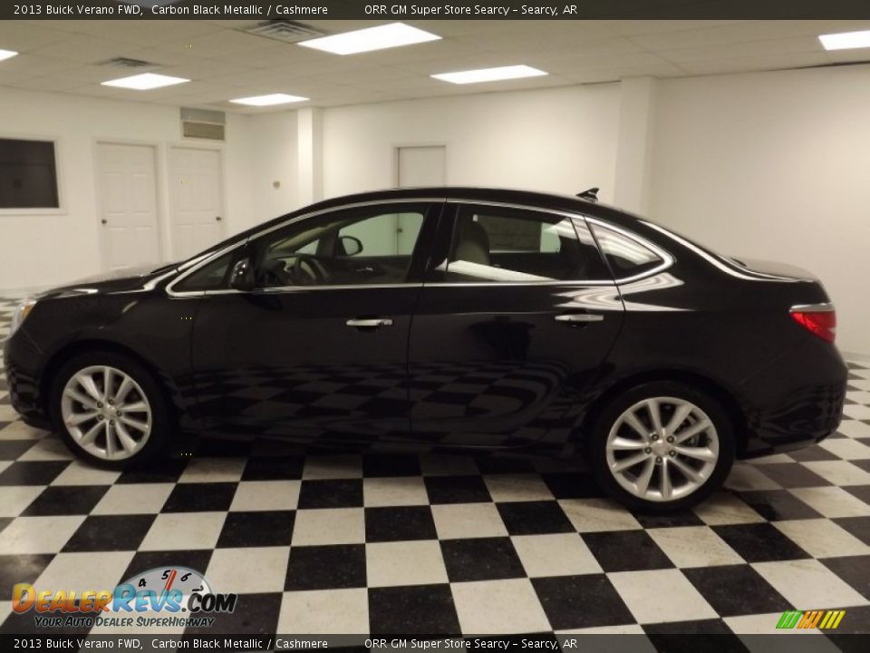 2013 Buick Verano FWD Carbon Black Metallic / Cashmere Photo #8