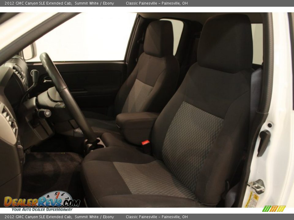 2012 GMC Canyon SLE Extended Cab Summit White / Ebony Photo #5