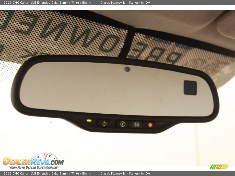 2012 GMC Canyon SLE Extended Cab Summit White / Ebony Photo #8