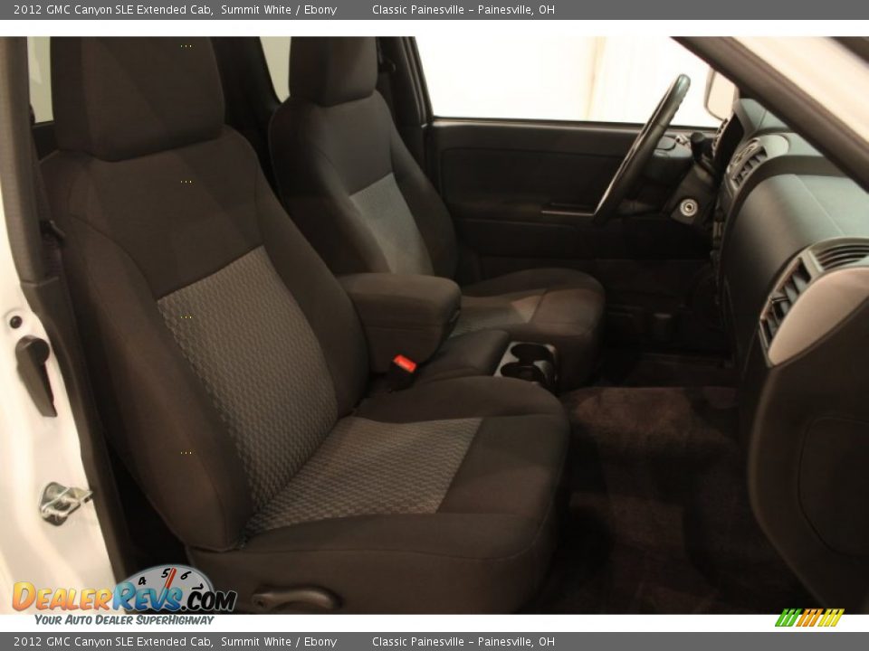 2012 GMC Canyon SLE Extended Cab Summit White / Ebony Photo #10
