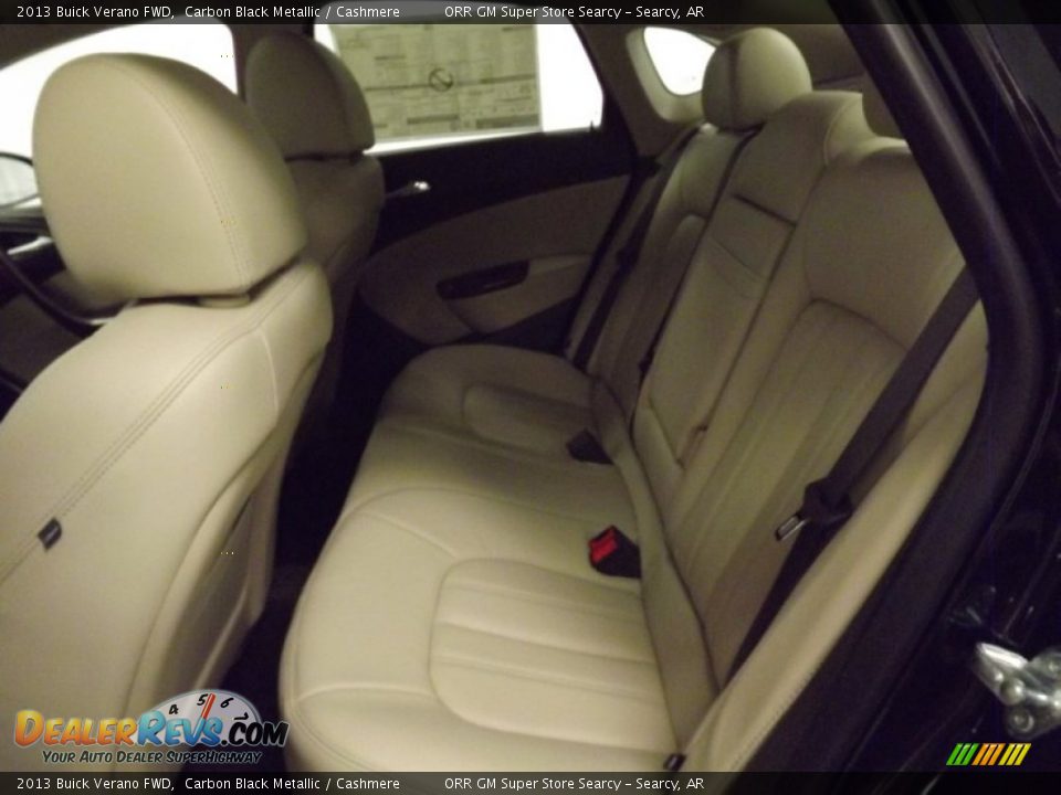 2013 Buick Verano FWD Carbon Black Metallic / Cashmere Photo #14
