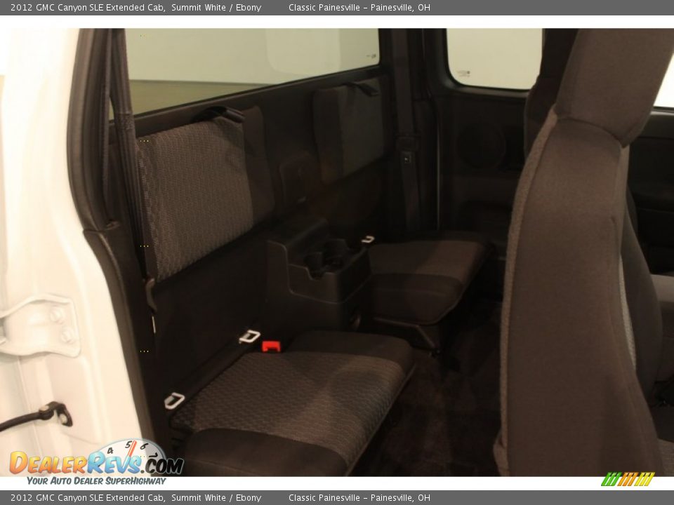 2012 GMC Canyon SLE Extended Cab Summit White / Ebony Photo #11