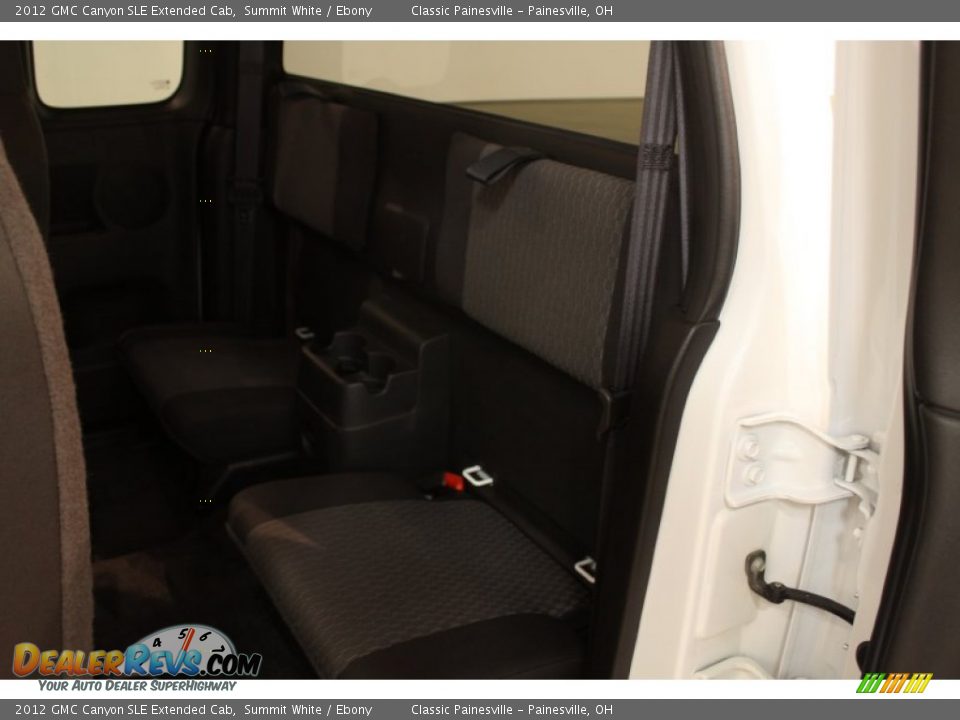 2012 GMC Canyon SLE Extended Cab Summit White / Ebony Photo #12