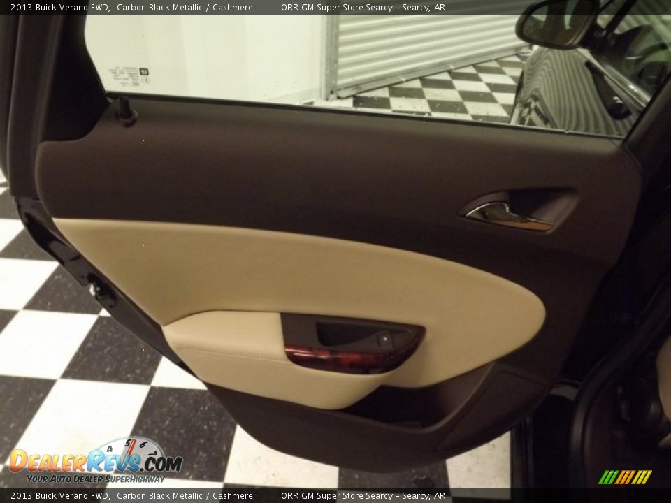 2013 Buick Verano FWD Carbon Black Metallic / Cashmere Photo #16