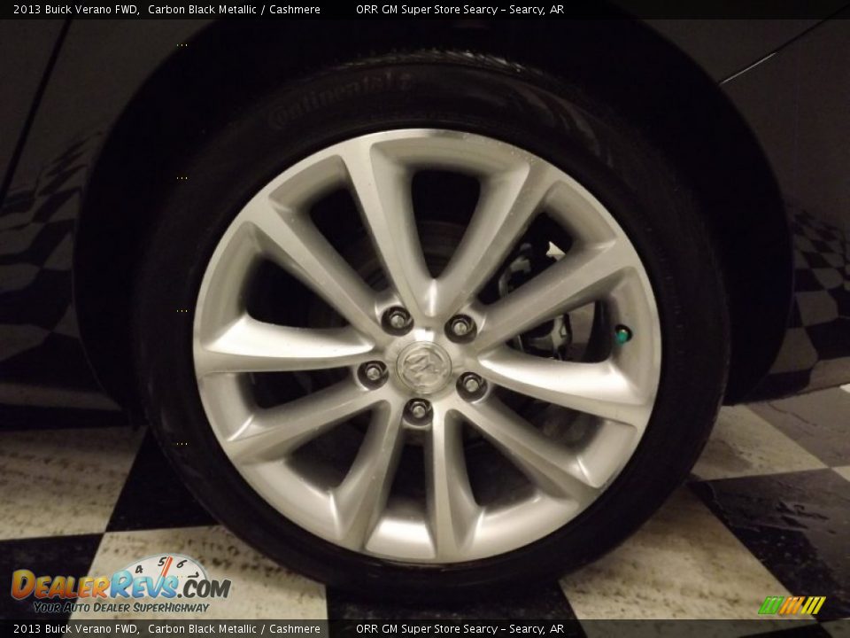 2013 Buick Verano FWD Carbon Black Metallic / Cashmere Photo #19