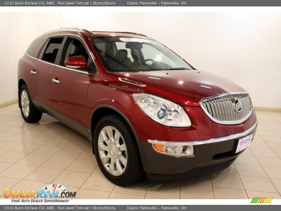 2010 Buick Enclave CXL AWD Red Jewel Tintcoat / Ebony/Ebony Photo #1