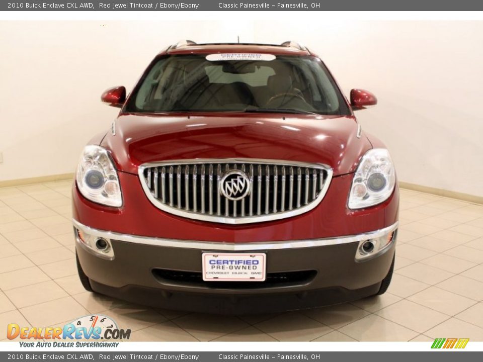 2010 Buick Enclave CXL AWD Red Jewel Tintcoat / Ebony/Ebony Photo #2