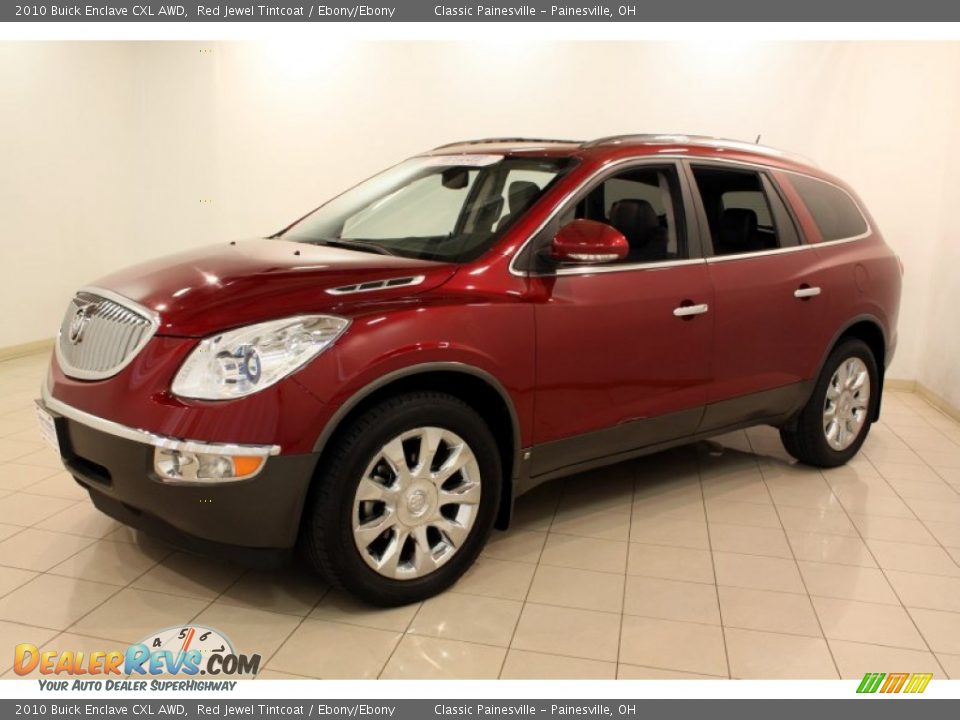 2010 Buick Enclave CXL AWD Red Jewel Tintcoat / Ebony/Ebony Photo #3