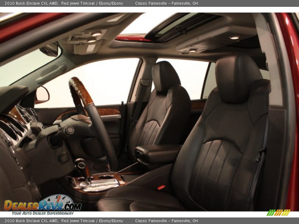 2010 Buick Enclave CXL AWD Red Jewel Tintcoat / Ebony/Ebony Photo #5