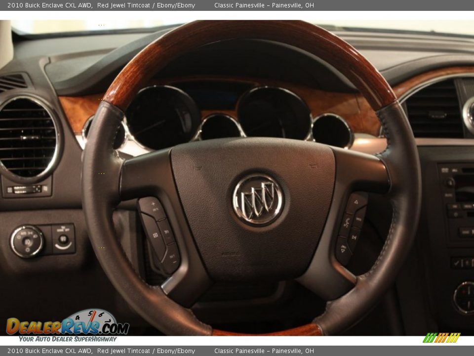 2010 Buick Enclave CXL AWD Red Jewel Tintcoat / Ebony/Ebony Photo #6