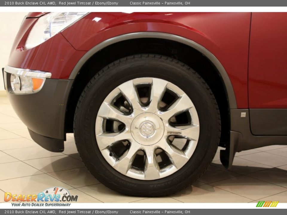 2010 Buick Enclave CXL AWD Red Jewel Tintcoat / Ebony/Ebony Photo #18