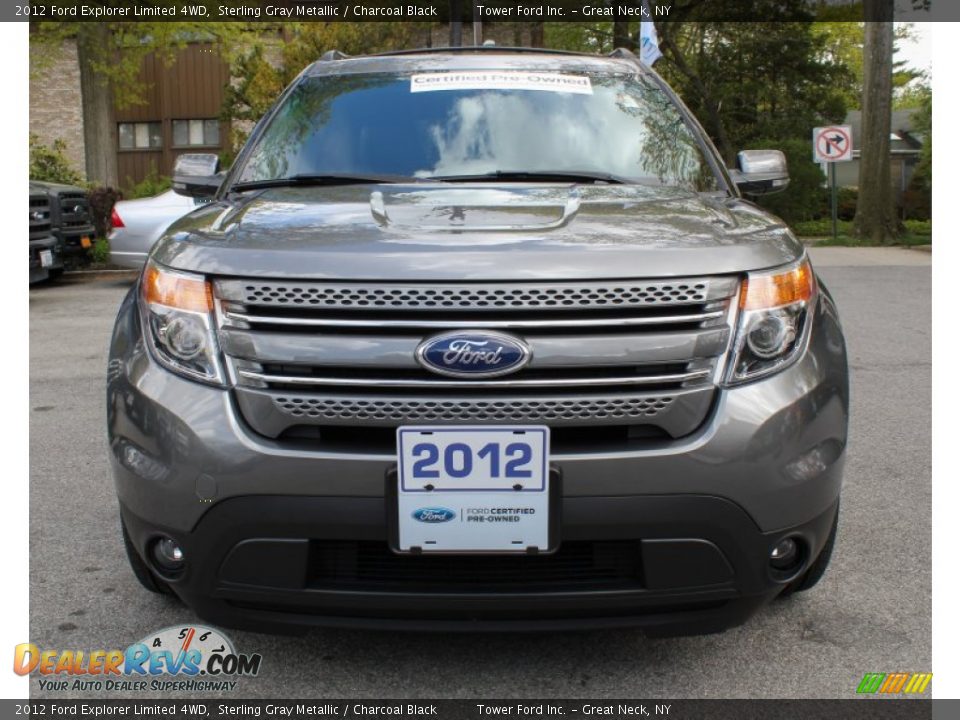 2012 Ford Explorer Limited 4WD Sterling Gray Metallic / Charcoal Black Photo #2