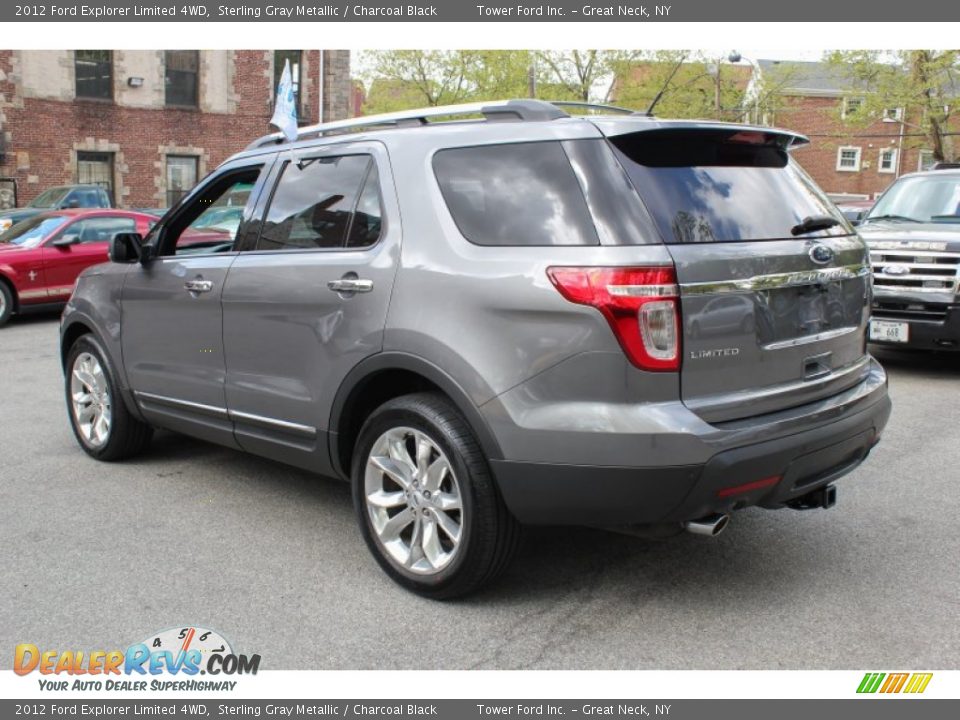 2012 Ford Explorer Limited 4WD Sterling Gray Metallic / Charcoal Black Photo #4
