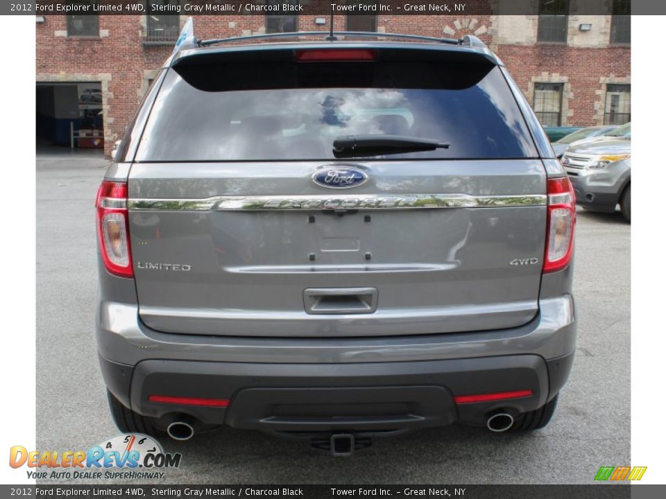 2012 Ford Explorer Limited 4WD Sterling Gray Metallic / Charcoal Black Photo #5