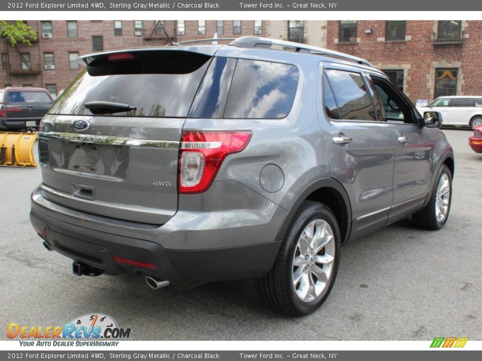 2012 Ford Explorer Limited 4WD Sterling Gray Metallic / Charcoal Black Photo #6